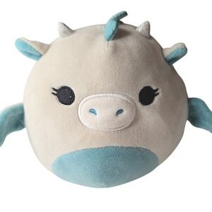 Squishmallow 5" COLEY GRAY‎ DRAGON Plush Stuffed Animal Kellytoy